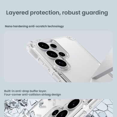 Силіконовий чохол NILLKIN Nature TPU Pro для Samsung Galaxy S26 Ultra - Transparent