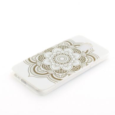 Силиконовый (TPU) чехол Deexe Life Style для Samsung Galaxy A6 2018 (A600) - Lotus