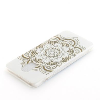 Силиконовый (TPU) чехол Deexe Life Style для Samsung Galaxy A6 2018 (A600) - Lotus