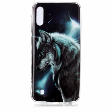 Силіконовий (TPU) чохол Deexe Life Style для Samsung Galaxy M10 (M105) / A10 (A105), Wolf