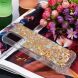 Силіконовий (TPU) чохол Deexe Liquid Glitter для Samsung Galaxy A02s (A025) - Gold