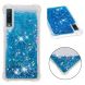 Силіконовий (TPU) чохол Deexe Liquid Glitter для Samsung Galaxy A7 2018 (A750) - Blue