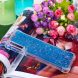 Силиконовый (TPU) чехол Deexe Liquid Glitter для Samsung Galaxy A7 2018 (A750) - Blue. Фото 5 из 7