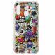 Силиконовый (TPU) чехол Deexe LumiCase для Samsung Galaxy A20e - Cartoon Pattern. Фото 2 из 7