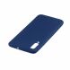 Силіконовий (TPU) чохол Deexe Matte Case для Samsung Galaxy A70 (A705) - Dark Blue