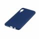 Силиконовый (TPU) чехол Deexe Matte Case для Samsung Galaxy A70 (A705) - Dark Blue. Фото 3 из 4