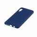 Силіконовий (TPU) чохол Deexe Matte Case для Samsung Galaxy A70 (A705) - Dark Blue