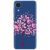 Силиконовый (TPU) чехол Deexe Pretty Glossy для Samsung Galaxy A03 Core (A032) - Pink Flowers