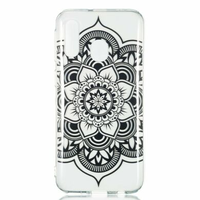 Силиконовый (TPU) чехол Deexe Pretty Glossy для Samsung Galaxy A40 (А405) - Henna Flower