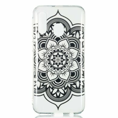 Силіконовий (TPU) чохол Deexe Pretty Glossy для Samsung Galaxy A40 (А405) - Henna Flower
