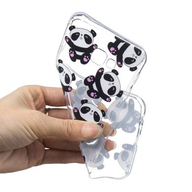 Силіконовий (TPU) чохол Deexe Pretty Glossy для Samsung Galaxy J4+ (J415) - Cute Pandas