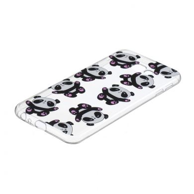 Силіконовий (TPU) чохол Deexe Pretty Glossy для Samsung Galaxy J4+ (J415) - Cute Pandas