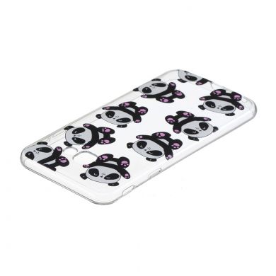 Силіконовий (TPU) чохол Deexe Pretty Glossy для Samsung Galaxy J4+ (J415) - Cute Pandas