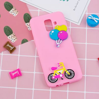 Силиконовый (TPU) чехол UniCase 3D Cartoon Pattern для Samsung Galaxy A6 2018 (A600) - Bike Pattern