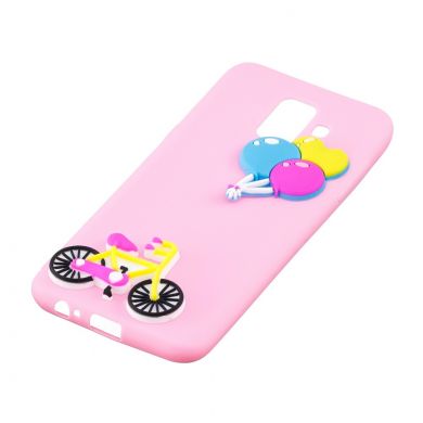 Силиконовый (TPU) чехол UniCase 3D Cartoon Pattern для Samsung Galaxy A6 2018 (A600) - Bike Pattern
