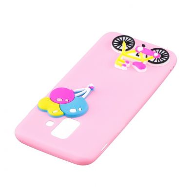 Силиконовый (TPU) чехол UniCase 3D Cartoon Pattern для Samsung Galaxy A6 2018 (A600) - Bike Pattern