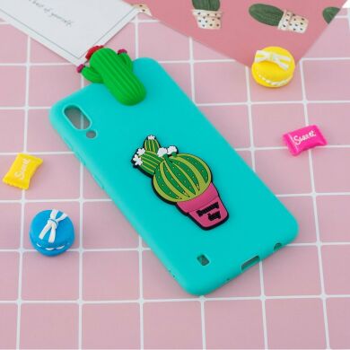 Силиконовый (TPU) чехол UniCase 3D Cartoon Pattern для Samsung Galaxy M10 (M105) - Cactus