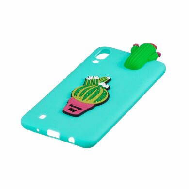 Силиконовый (TPU) чехол UniCase 3D Cartoon Pattern для Samsung Galaxy M10 (M105) - Cactus