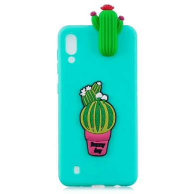 Силиконовый (TPU) чехол UniCase 3D Cartoon Pattern для Samsung Galaxy M10 (M105) - Cactus