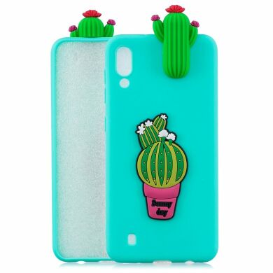 Силиконовый (TPU) чехол UniCase 3D Cartoon Pattern для Samsung Galaxy M10 (M105) - Cactus