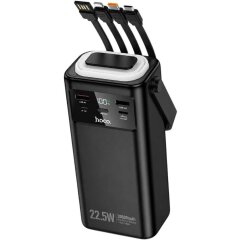 Внешний аккумулятор Hoco EJ65 High 22.5W + PD20W (30000mAh) + кабель MicroUSB + Type-C + Lightning + USB - Black