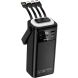 Внешний аккумулятор Hoco EJ65 High 22.5W + PD20W (30000mAh) + кабель MicroUSB + Type-C + Lightning + USB - Black. Фото 3 из 6