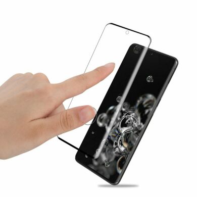 Захисне скло AMORUS Full Glue Tempered Glass для Samsung Galaxy S20 Ultra (G988) - Black