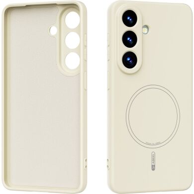 Защитный чехол ABEEL Liquid Silicone Magnetic для Samsung Galaxy S26 (S942) - Beige