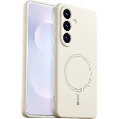 Защитный чехол ABEEL Liquid Silicone Magnetic для Samsung Galaxy S26 (S942) - Beige