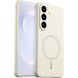 Защитный чехол ABEEL Liquid Silicone Magnetic для Samsung Galaxy S26 (S942) - Beige. Фото 1 из 7