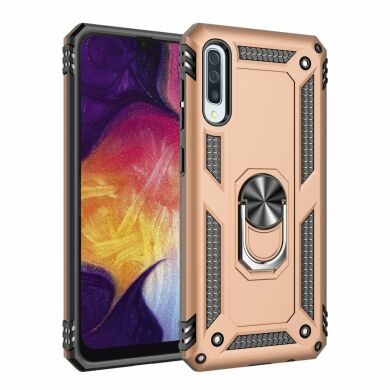 Захисний чохол Deexe Armor Case для Samsung Galaxy A50 (A505) - Gold