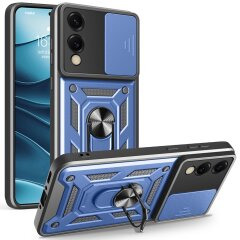 Защитный чехол Deexe Armor Shield для Samsung Galaxy S25 Edge (S937) - Blue