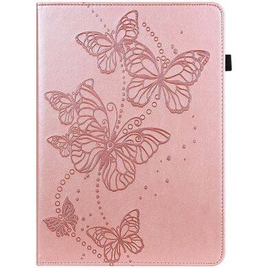 Защитный чехол Deexe Butterfly для Samsung Galaxy Tab A9 (X110/115) - Rose Gold