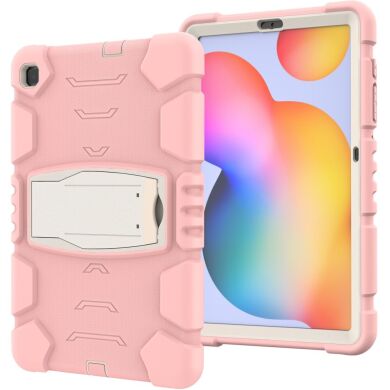 Захисний чохол Deexe Color Kickstand для Samsung Galaxy Tab S6 lite / S6 Lite (2022/2024) - Cherry Blossoms Pink