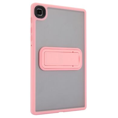 Защитный чехол Deexe Crystal Kickstand для Samsung Galaxy Tab A7 Lite (T220/T225) - Pink