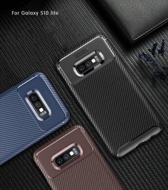 Защитный чехол Deexe Fusion для Samsung Galaxy S10e (G970) - Coffee