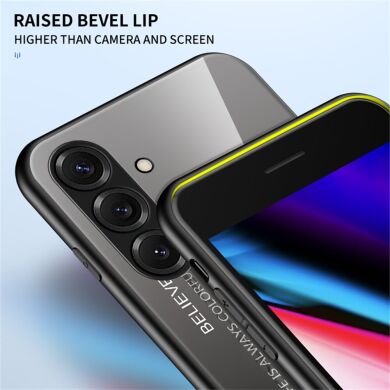 Защитный чехол Deexe Gradient Color для Samsung Galaxy S26 - Yellow