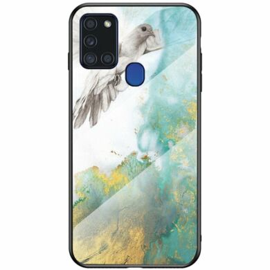 Защитный чехол Deexe Gradient Pattern для Samsung Galaxy A21s (A217) - Flying Pigeon
