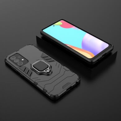Захисний чохол Deexe Hybrid Case для Samsung Galaxy A52 (A525) / A52s (A528) - Black