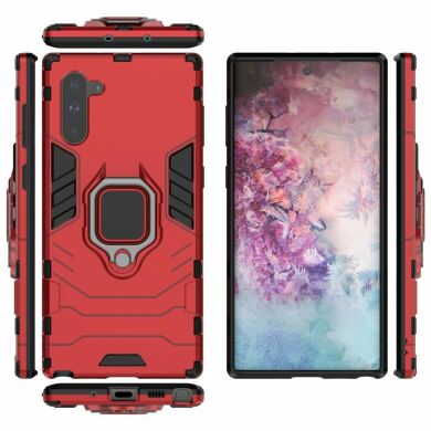 Защитный чехол Deexe Hybrid Case для Samsung Galaxy Note 10 (N970) - Red