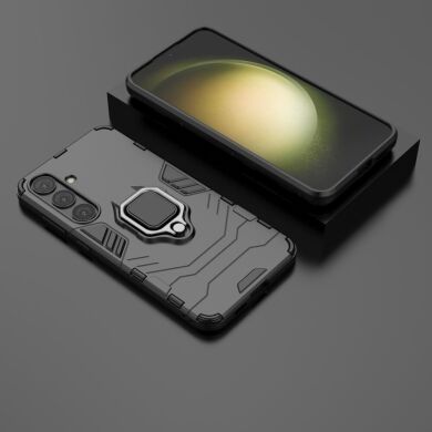 Защитный чехол Deexe Hybrid Case для Samsung Galaxy S24 Plus - Black