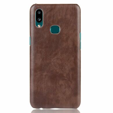 Защитный чехол Deexe Leather Back Cover для Samsung Galaxy A10s (A107) - Coffee