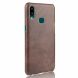 Защитный чехол Deexe Leather Back Cover для Samsung Galaxy A10s (A107) - Coffee. Фото 3 из 8