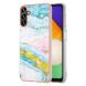 Защитный чехол Deexe Marble Style для Samsung Galaxy A35 (A356) - Light Green. Фото 1 из 5