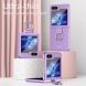 Защитный чехол Deexe Ring Case для Samsung Galaxy Flip 6 - Purple. Фото 3 из 9