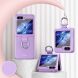 Защитный чехол Deexe Ring Case для Samsung Galaxy Flip 6 - Purple. Фото 2 из 9