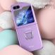 Захисний чохол Deexe Ring Case для Samsung Galaxy Flip 6 - Purple