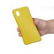 Защитный чехол Deexe Silicone Case для Samsung Galaxy A01 Core (A013) - Yellow. Фото 6 из 6