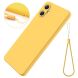 Защитный чехол Deexe Silicone Case для Samsung Galaxy A07 (A075) - Yellow. Фото 2 из 9