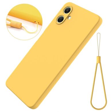 Защитный чехол Deexe Silicone Case для Samsung Galaxy A07 (A075) - Yellow